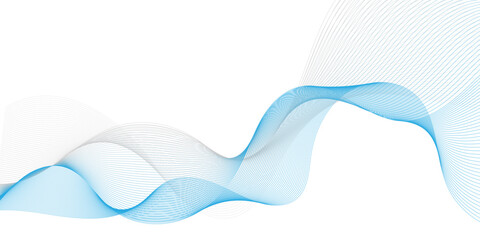 Abstract flowing wave lines. Design element for technology, science, modern concept.vector eps 10