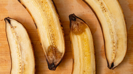 健康的バナナ　断面