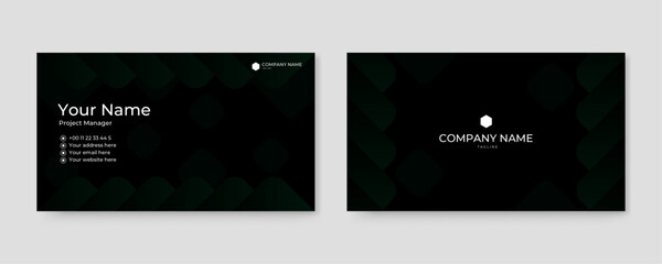 gradient abstract business card