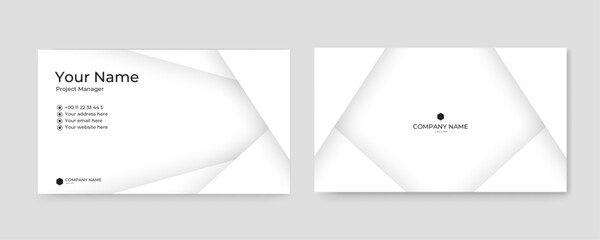 gradient abstract business card