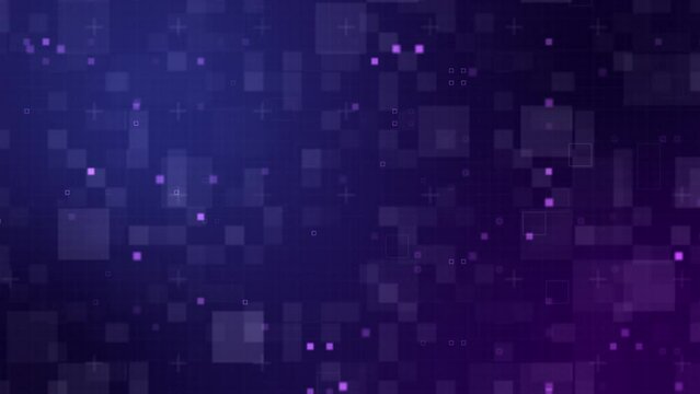 digital Cyberspace with Particles and Digital Data Network Connections. High Speed Connection and Data Analysis Technology Digital Abstract Background Concept. Seamless Loop. 4K	