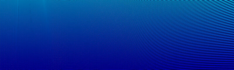 Obraz premium Linear abstract background, vector design 3D lines in perspective, curve and wave lines in motion, smooth and soft backdrop.