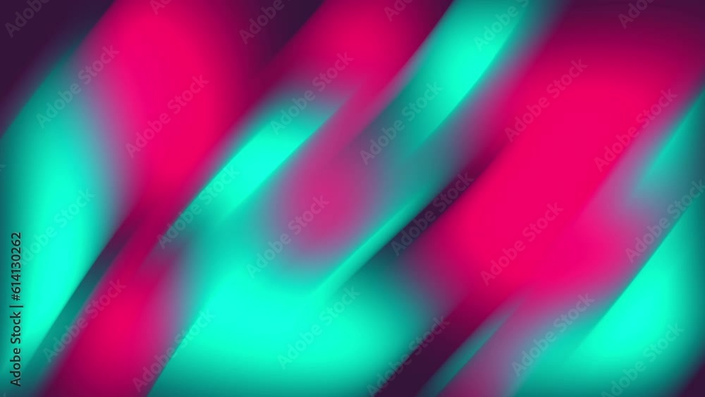 Wall mural abstract color gradient background with liquid style waves featured violet and blue. seamless loopin