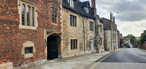 Historic old town of Lincoln Lincolnshire
