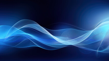 Fototapeta premium Abstract design blue technology illustration for background or wallpaper