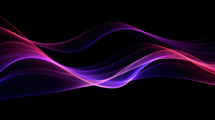 Fototapeta premium Abstract neon lines for background or wallpaper