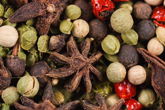 Beautiful Spices Macro Exploring the Vibrant World of Culinary Delights © NairaCapture