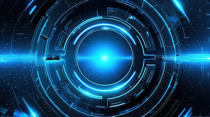 Fototapeta premium Abstract technology illustration for background or wallpaper