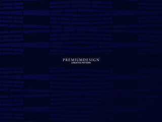 Premium background design with dark blue luxury motif. Vector horizontal template, for digital lux business banners, contemporary formal invitations, luxury vouchers, gift certificates, etc.