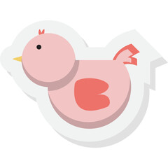 cute natural doodle sticker