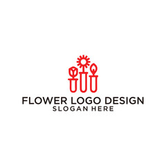 flower logo design
