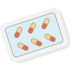 medicine pharmacy set with isolated medical products pharmaceutical drugs and pills