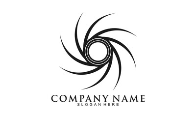 Obraz premium Abstract circle round vector logo