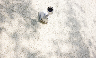 Live surveillance CCTV camera. Surveillance camera on the building. Online surveillance camera,...