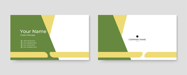 colorful business card