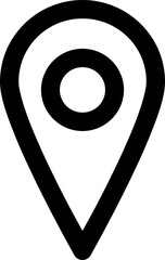 Locations Related Simple Vector Line Icon. With a size of 32 pixels