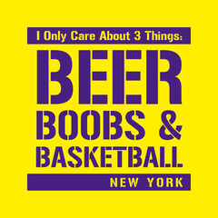 Beer Boobs & BasketBall Design