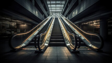 The empty escalator. Generative AI.