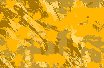 Yellow grunge background abstract vector