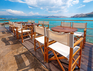 Urlaubsort Baska im Süden der Insel Krk, Kroatien