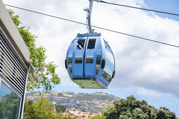 cable car in Funchal, Madeira