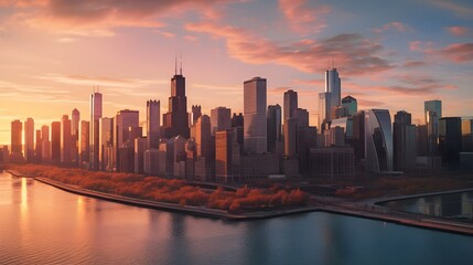 Celebrating the aesthetics of chicago's ıconic cityscape