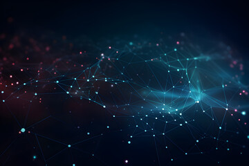 Obraz premium abstract algorithm technology background. generated ai
