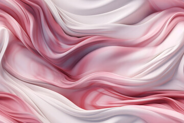 abstract fabric wave silk smooth pink colours background. generated ai