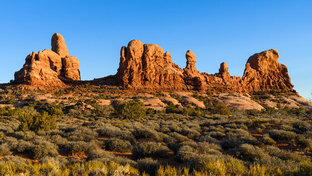 Landscape photograph taken in Arches National Park, Utah