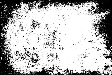 Grunge is black and white. Abstract monochrome chaotic background. Surrealism is a terrible backdrop