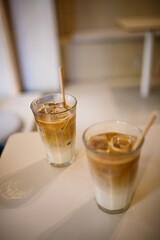 cup of coffee with ice