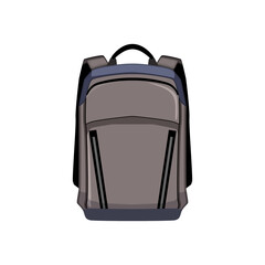 grapher photo camera backpack cartoon. tourist travel, vacation trip grapher photo camera backpack sign. isolated symbol vector illustration