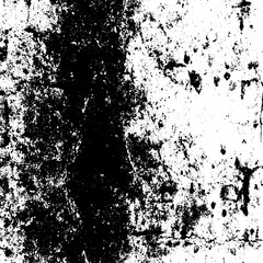 Grunge is black and white. The background is vector abstract. Monochrome texture of scratches, chips, scuffs, dirt. Surreal Backdrop template