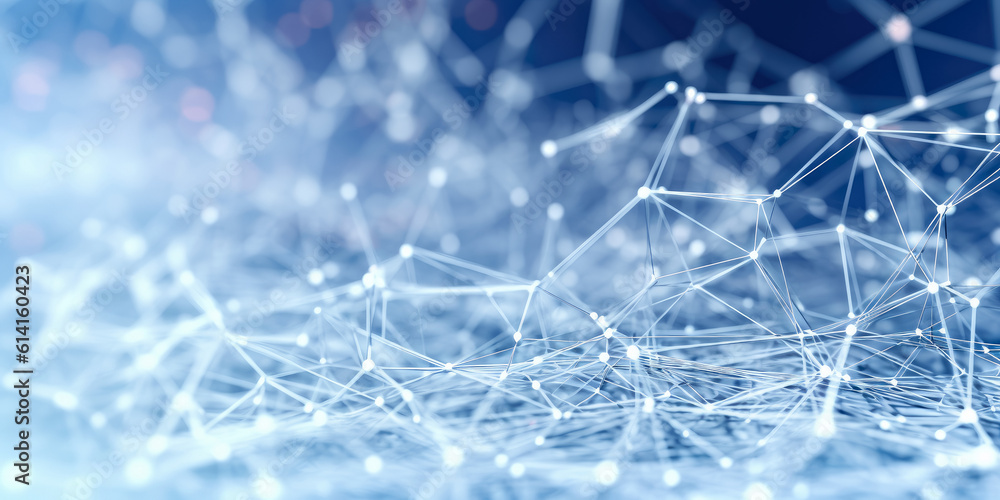 Poster network connection fiber optic , abstract futuristic network lines background , network technology a