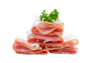 bacon isolated on transparent png