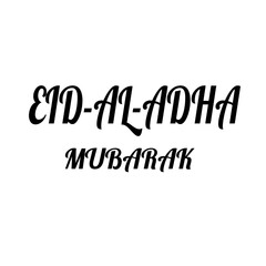 hand painted Eid al-Adha, Eid ul-Adha mubarak,Eid Al Adha Celebration Sticker, generative Ai