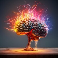 The brain that emits lightning. Overmind. Emotionally difficult. Chaos. Human super brain. Generative AI.