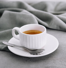 Espresso Coffee Cup on stone table
