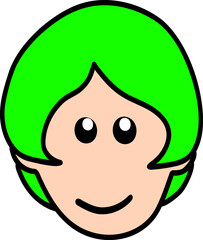 Obraz premium Cartoon face