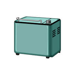 food bread maker cartoon. homemade modern, cooking ingredient food bread maker sign. isolated symbol vector illustration