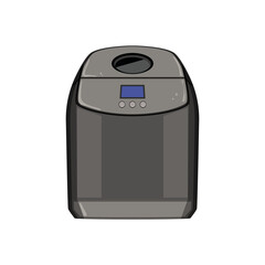 homemade bread maker cartoon. modern cooking, ingredient flour homemade bread maker sign. isolated symbol vector illustration