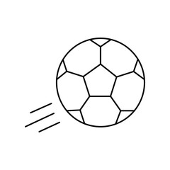 Field ball Outline Vector Icon that can easily edit or modify

