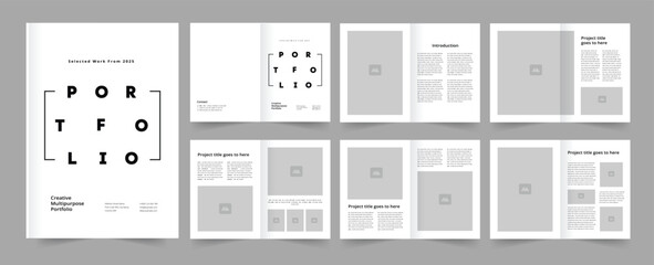 multipurpose portfolio architecture portfolio fashion portfolio template
