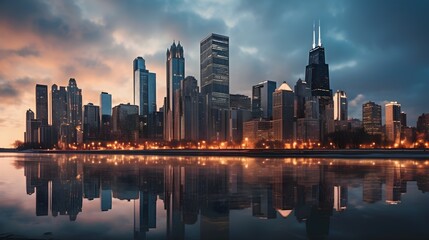 Unveiling the spectacular chicago skyline in photos