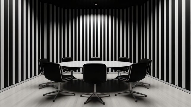 black and white room HD 8K wallpaper Stock Photographic Image