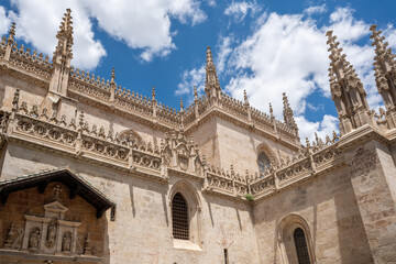 Fototapeta na wymiar Royal Chapel of Granada (Capilla Real) part of Cathedral Complex - Granada, Andalusia, Spain