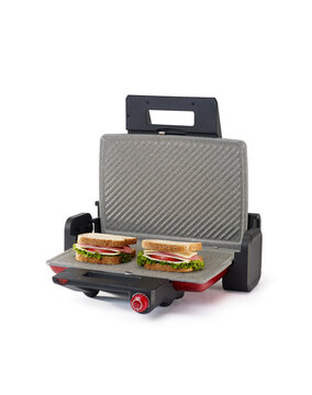 Sandwiches in a grill toast maker