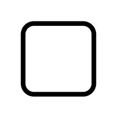 pause icon outline rectangle