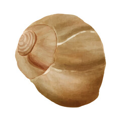 sea life watercolor sticker collection