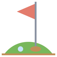 golf line icon,linear,outline,graphic,illustration